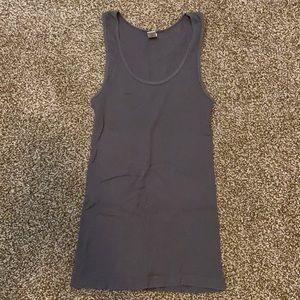 J Crew Gray Tank Top 100% Cotton Women’s Medium